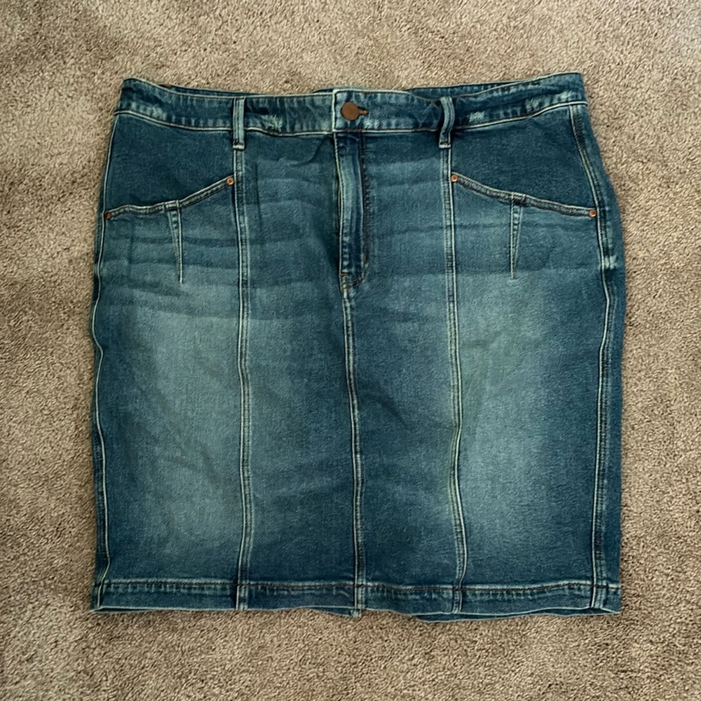 Lane Bryant Jean Skirt